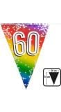 Rainbow vlaggenlijn verjaardag 60 jaar