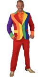 Regenboog colbert mannen