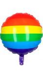 Regenboog folieballon gaypride