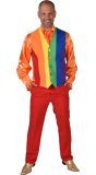 Regenboog gilet man