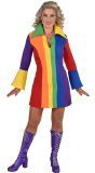 Regenboog jurkje vrouwen