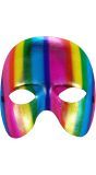 Regenboog masker uniseks