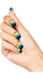 Regenboog nagels 24x