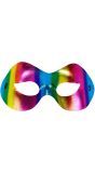 Regenboog oogmasker uniseks