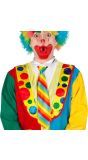 Regenboog stropdas clown