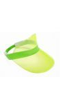 Retro 90s zonneklep neon groen