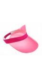 Retro 90s zonneklep neon roze