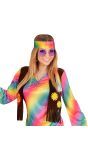 Retro hippie bril paars