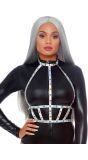Riemen harnas metallic dames