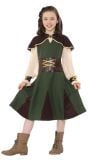 Robin hood bruin groen meisjes outfit