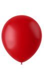 Rode ballonnen matte kleur