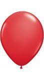 Rode basic ballonnen 10 stuks