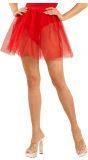 Rode danseres petticoat One-size-volwassenen