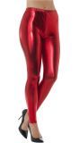 Rode jaren 80 metallic leggings