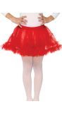 Rode kinder petticoat