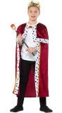 Rode koninklijke mantel voor kinderen