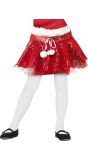 Rode pailletten tutu kind