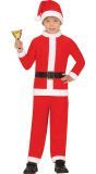 Rood kerstman kostuum kinderen