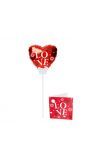 Rood Love mini folie wensballon