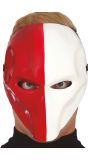 Rood wit masker halloween