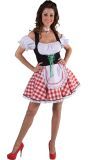 Rood wit oktoberfest jurkje dames