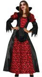 Rood zwarte vampier jurk