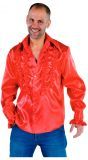 Rouches blouse rood mannen