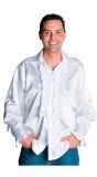 Rouches blouse wit mannen luxe