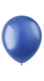 Royal blauwe metallic ballonnen 50 stuks