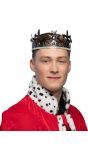 Royal king kroon met edelstenen