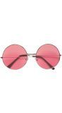 Roze 70s bril