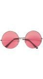 Roze 70s bril