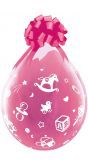 Roze baby nursery stuffer ballonnen 25 stuks