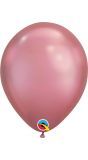Roze chroom ballonnen 100 stuks