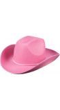 Roze cowboy hoed rodeo