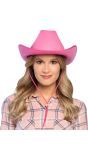 Roze cowboy hoed rodeo