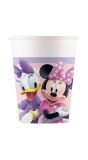 Roze Disney Minnie Mouse wegwerp bekers