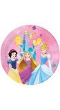 Roze Disney Prinsessen feestbordjes 8 stuks