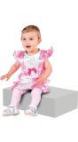 Roze jurk baby's prinses