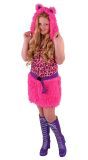 Roze katten jurk meisjes