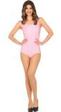 Roze Mouwloos Maillot Dames