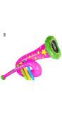 Roze opblaasbare tuba blaasinstrument