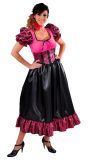 Roze saloon dame jurk