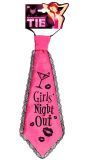 Roze stropdas girls night out