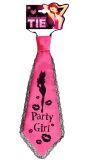 Roze stropdas party girl
