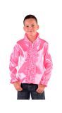 Ruches blouse licht roze jongens