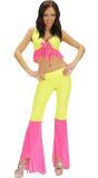 Samba kleding geel/roze