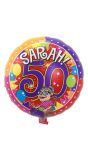 Sarah knalfeest folieballon 43cm