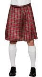 Schotse kilt heren rood