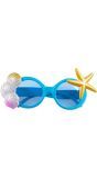 Sealife blauwe feestbril